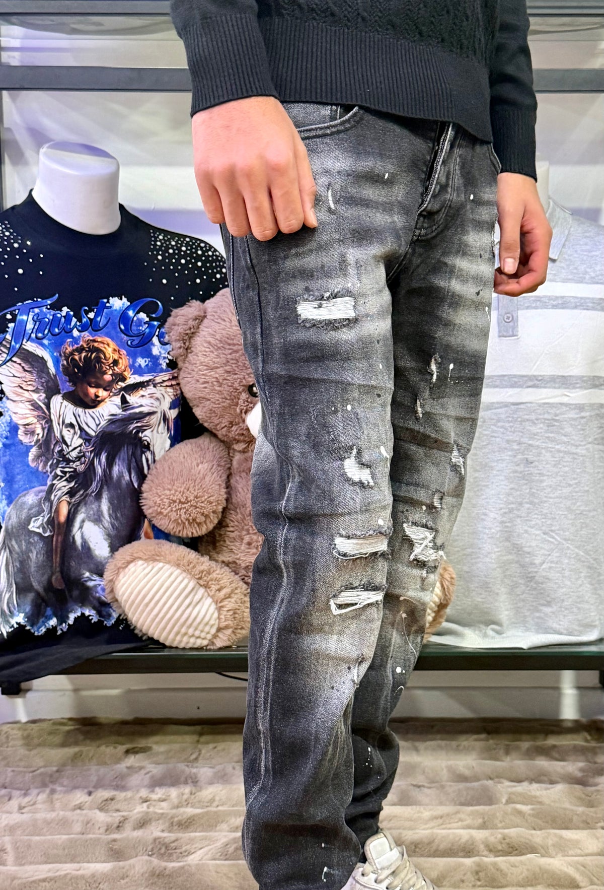 Splash Skinny Jeans