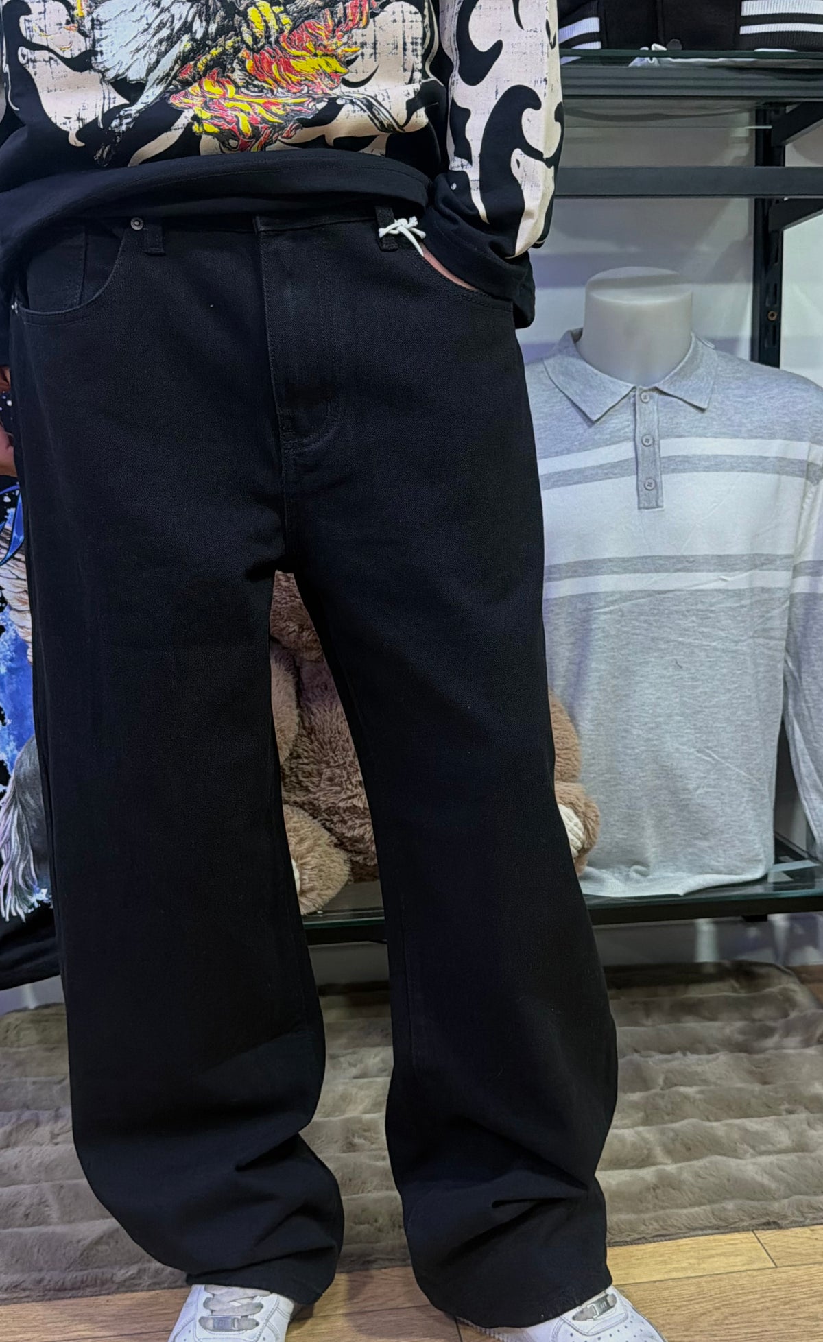 Jeans Baggy Fit Nero