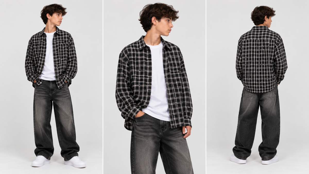 CAMICIA QUADRI BAMBINO