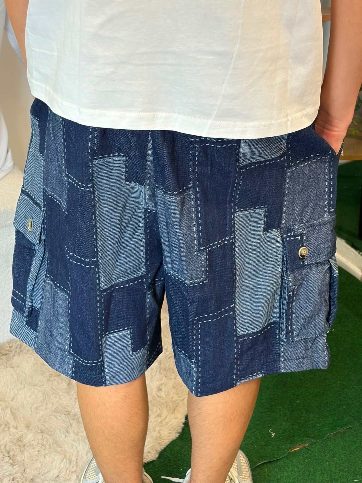 PANTALONCINI BLU