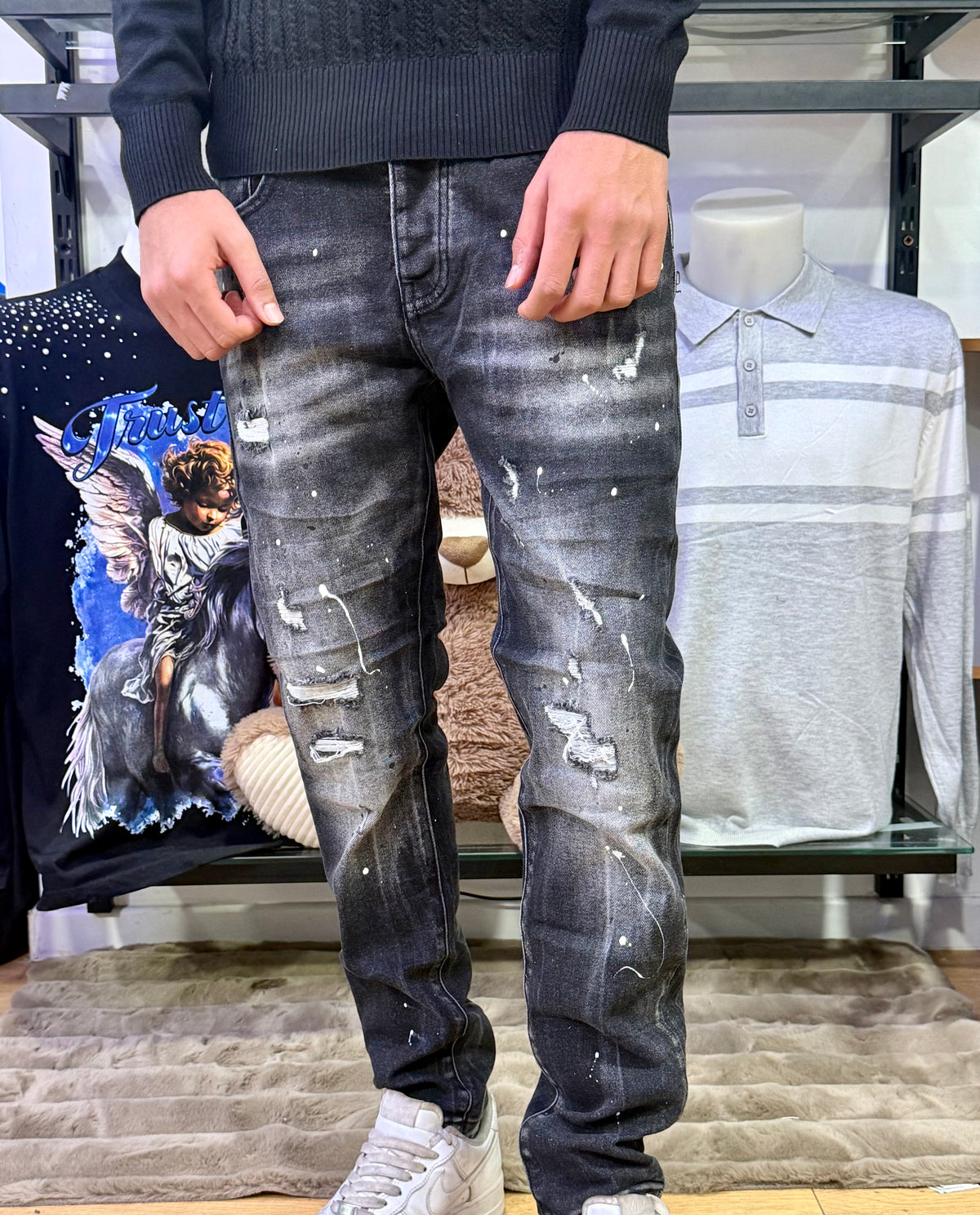 Splash Skinny Jeans