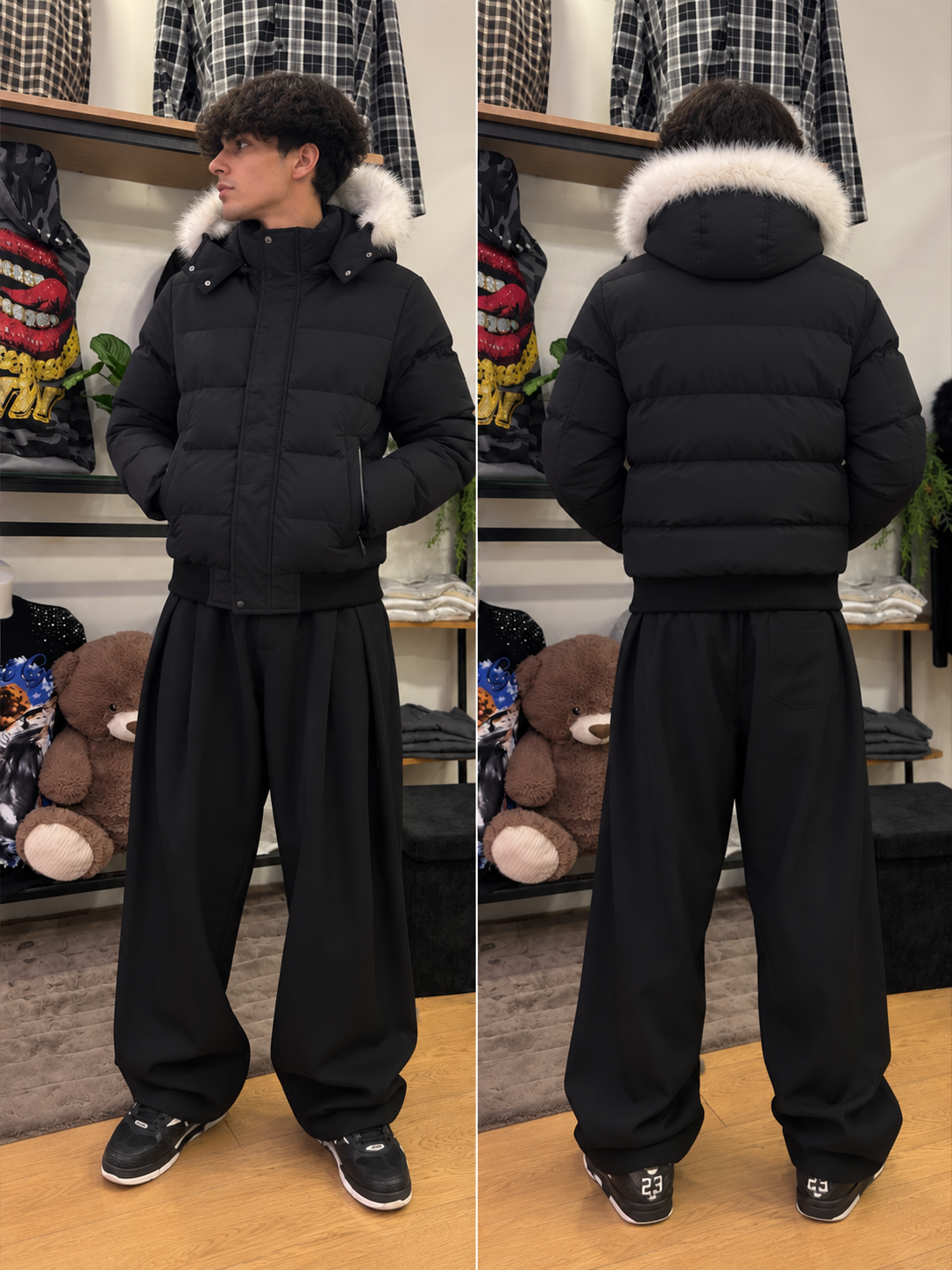 Piumino Urban Fur Bianco