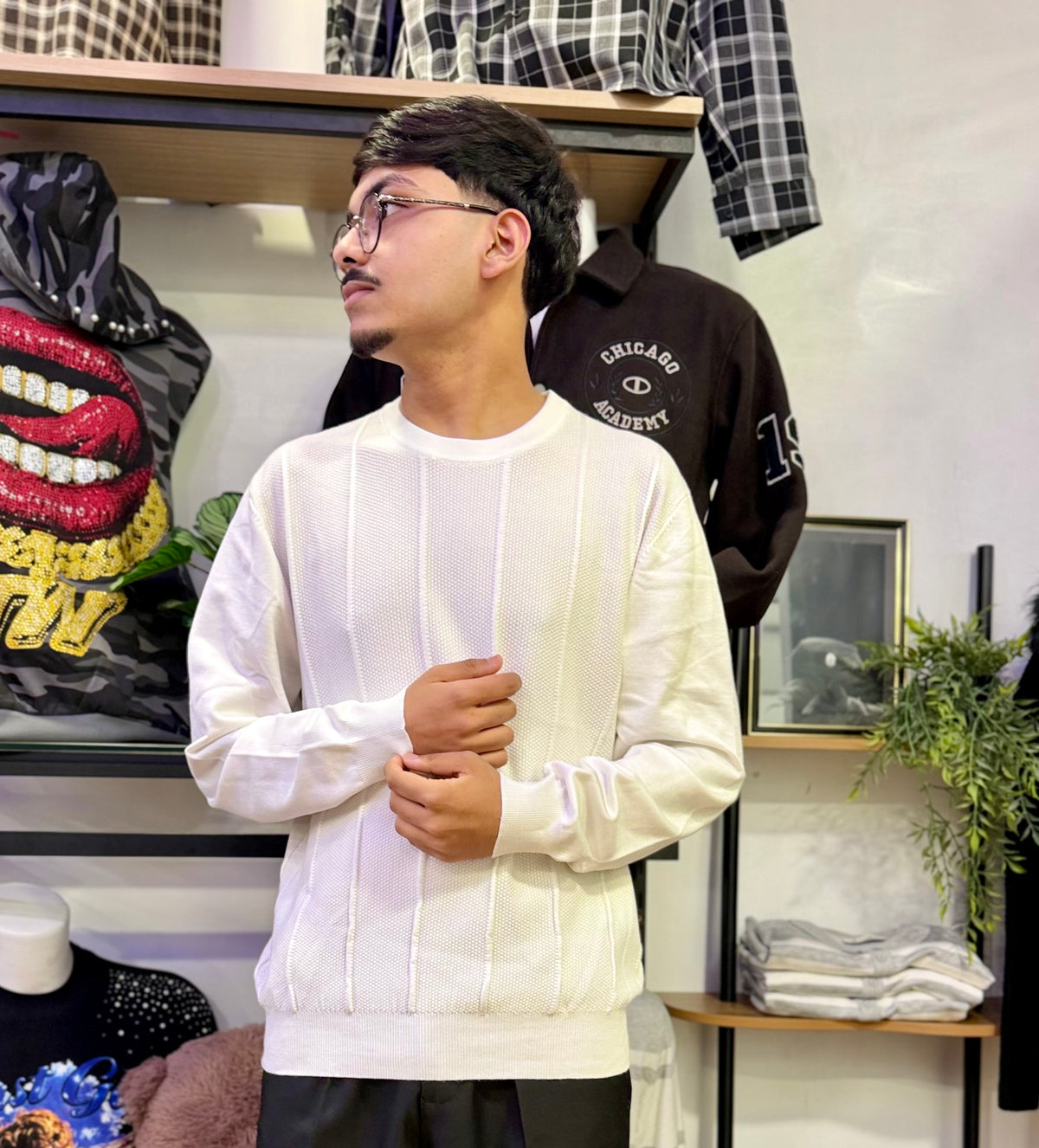 maglione girocollo 3 colori