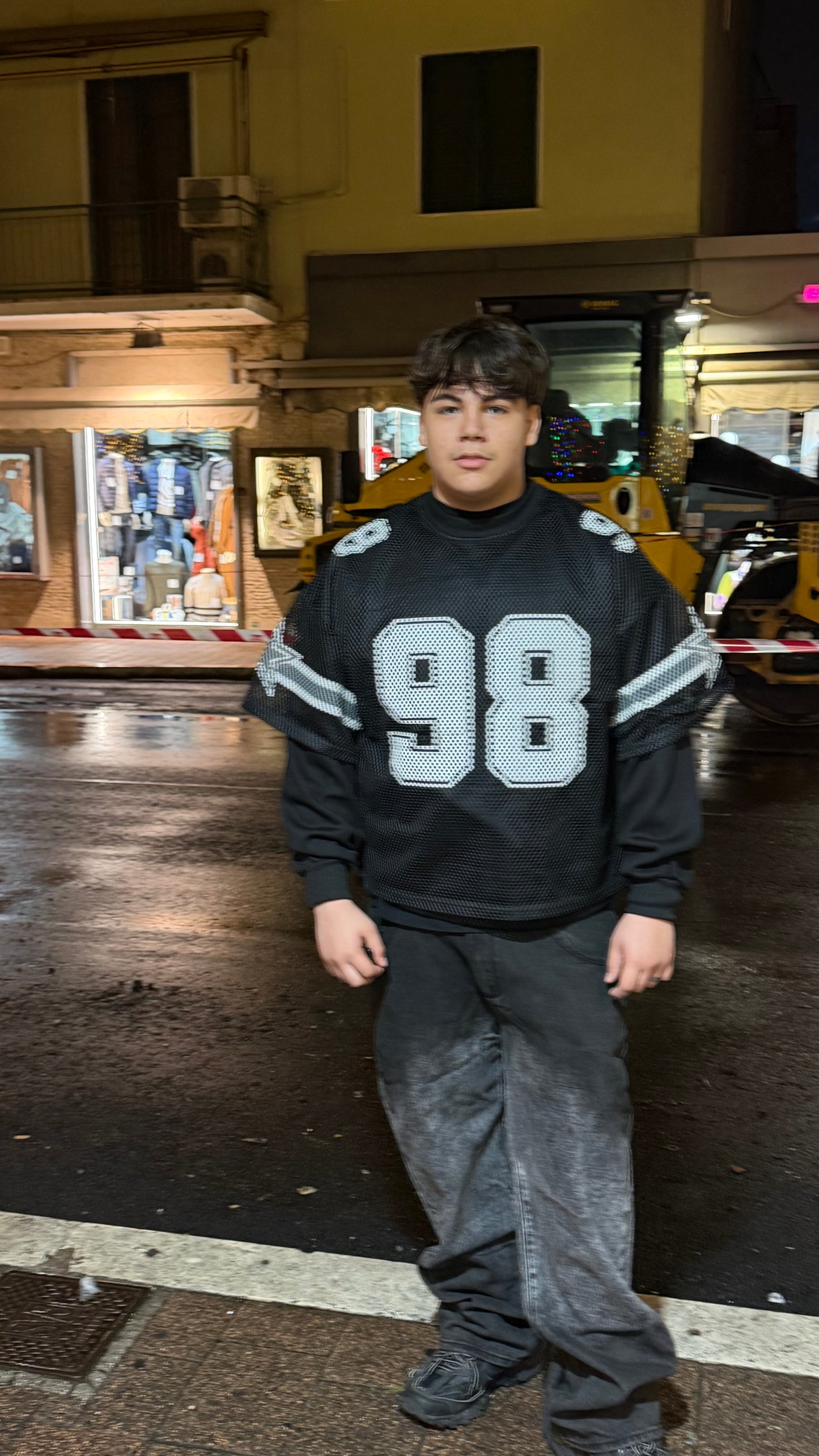 maglietta con retina