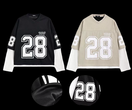 maglietta doppia manica