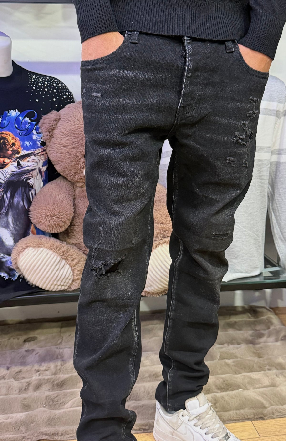 Black Destroyed Skinny