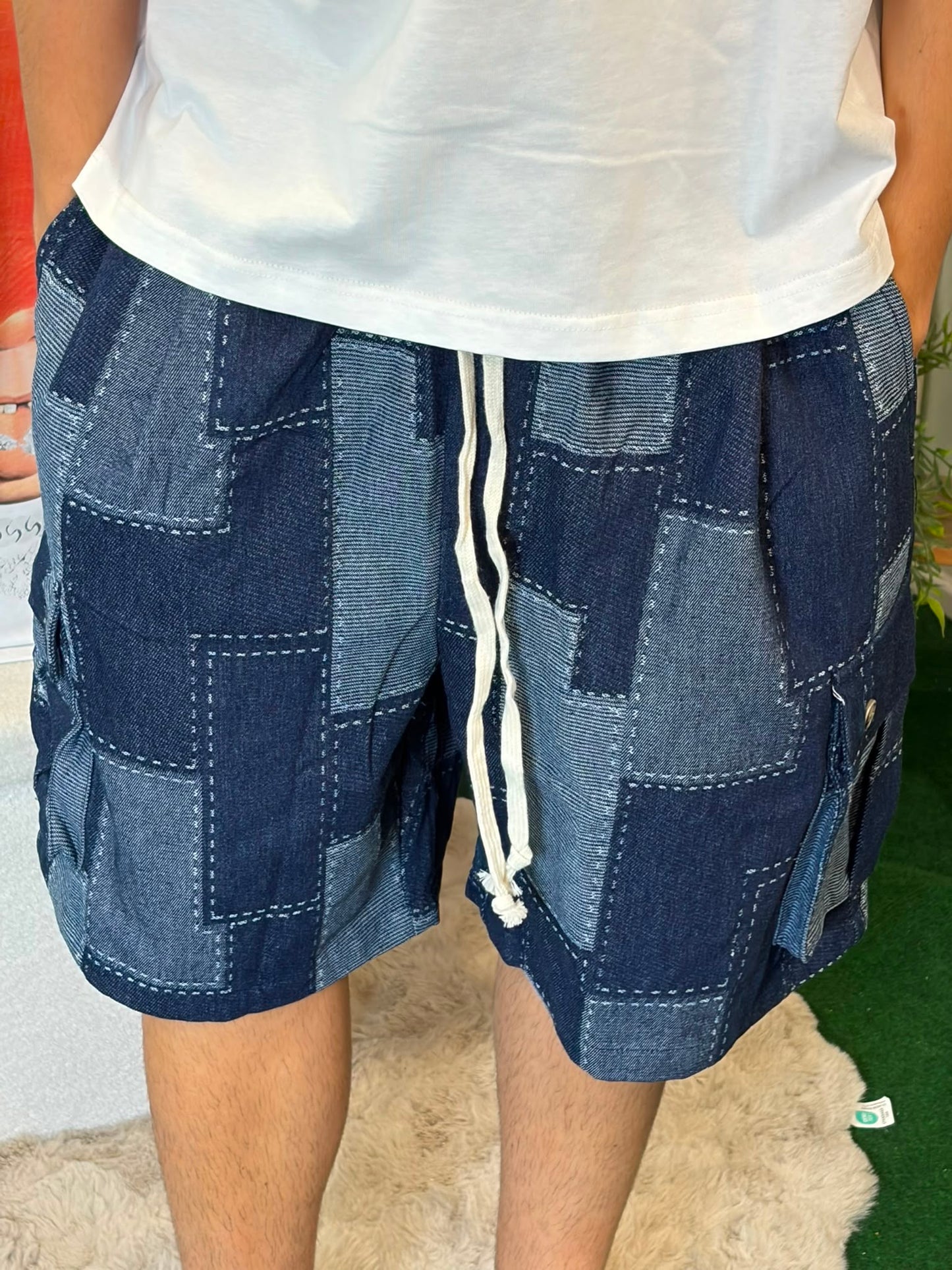 PANTALONCINI BLU