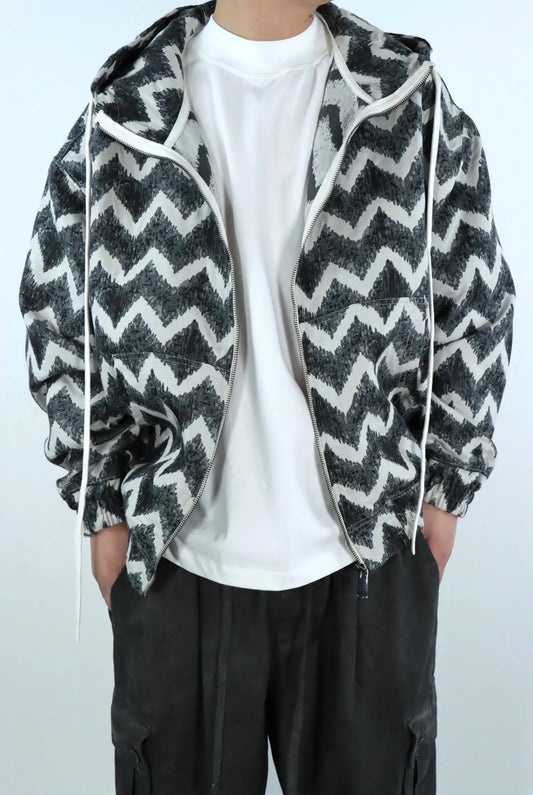 URBAN CAMO ZIP HOODIE