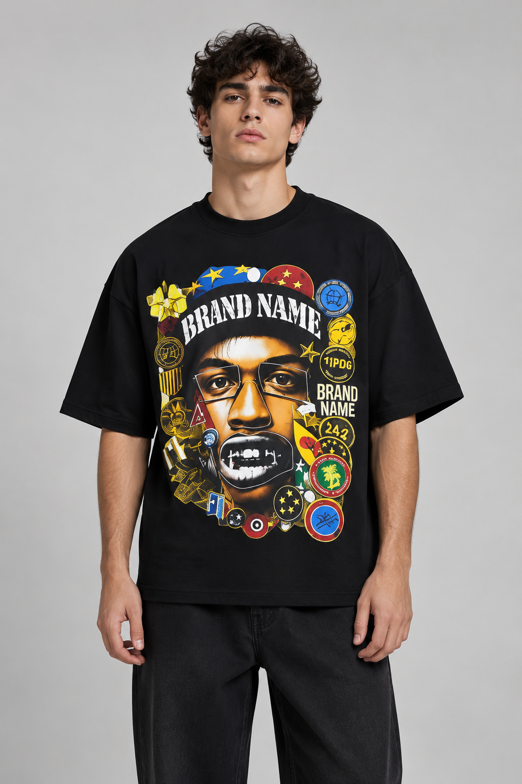 T-Shirt Oversize Urban Graphic