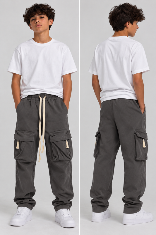 Pantalone con tasca davanti