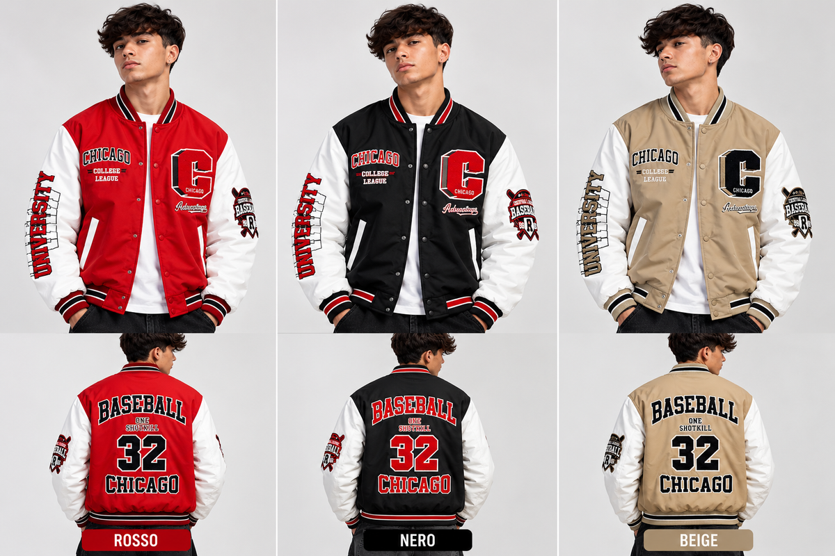 Giubbotto Varsity Chicago Baseball